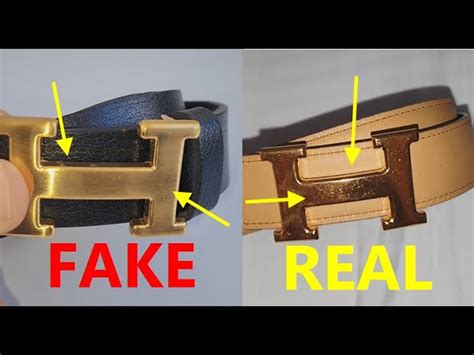 how to tell if a hermes belt is real